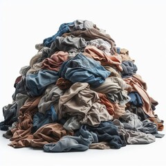 pile of garbage with clothes
 - obrazy, fototapety, plakaty