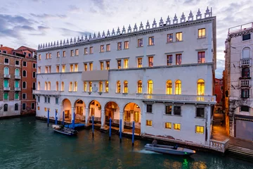 Foto auf Acrylglas Fondaco dei Tedeschi palace on Grand canal, Venice, Italy © Mistervlad