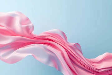 Abstract pastel pink color paint with pastel blue background.. Fluid composition with copy space....