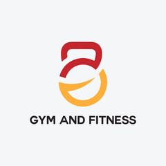 gym fitness yoga exercise logo design vector