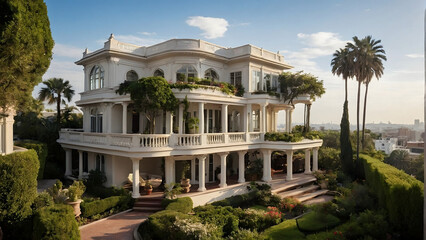 Exterior Modern White House