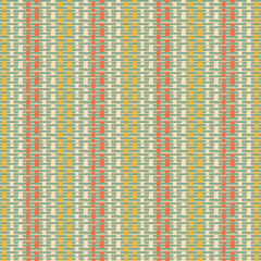 Seamless pattern of thick woven texture in retro style multicolor, crisscrossing irregular lines like ethnic textiles, dobby weave. Great for clothing, wallpaper, backgrounds, stationery 