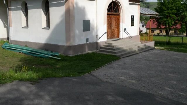 Monastery church of the Archangel Michael in Ladomirova (Ladomervagasa) is a village and municipality in Svidnik District in the Presov Region of north-eastern Slovakia.