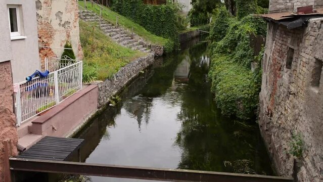 Pisa river in Barczewo