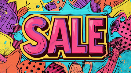 pop art style sale tag illustration (5)
