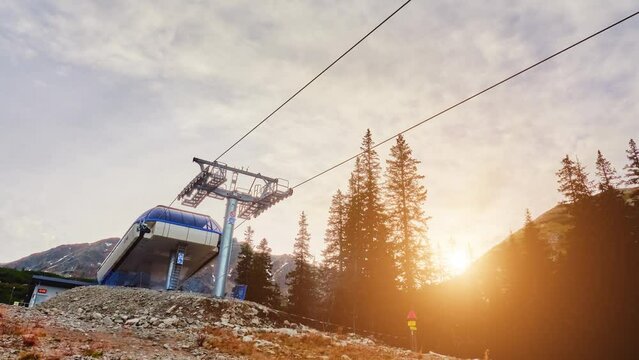 Lifts on Ski resort Rohace Express, Zuberec, Slovakia