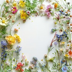 Obraz premium wildflowers background.