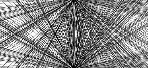 Circular starburst explosion texture. Distressed uneven grunge background. Abstract vector illustration. Overlay to create interesting effect and depth. Isolated on white background.