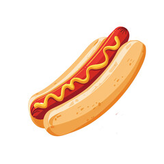 hot dog illustration PNG