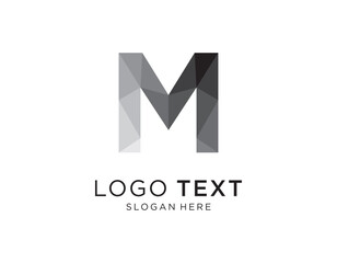 Colorful Logo M Simple Letter Technology