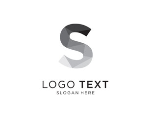Colorful Logo S Simple Letter Technology
