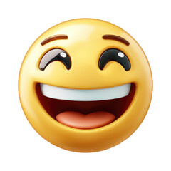 emoji of a grinning face with smiling eyes