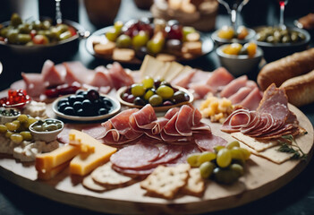 Experience the Ultimate Gastronomic Adventure: Indulge in an Exquisite Array of Antipasti, Fine Charcuterie, Tempting Snacks, and Quality Wine. Delight in the Rich Flavors of Sausage, Premium Ham