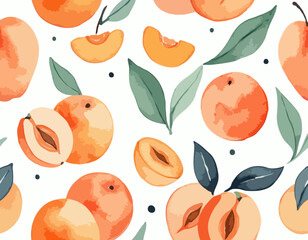Watercolor Apricot 