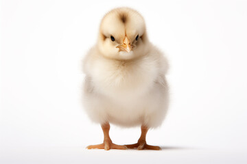 Obraz premium baby chicken on white background