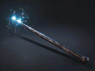 Magic wand on a dark background
