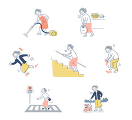 フレイル　さまざまな症状　セット