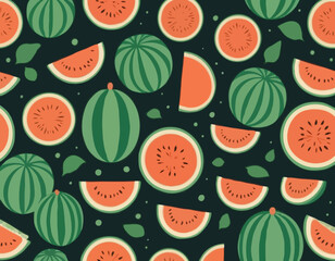 Whole and sliced melon
