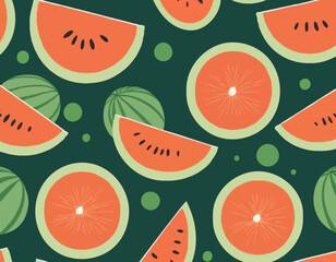 Whole and sliced melon
