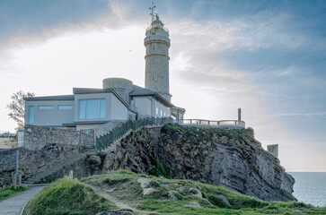 Cabo Mayor lighthouse in Santander, Spain