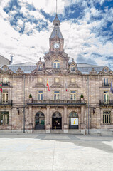 Fototapeta premium Town hall building of Torrelavega, Spain
