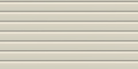 Obraz premium Siding. A sheet of beige corrugated board. Galvanized iron for fences, walls, roofs. Realistic isolated vector.