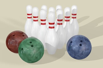 Bowling Balls and Pins