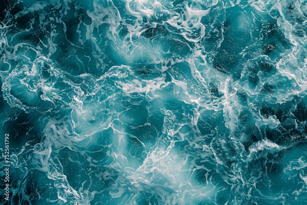 Wall mural blue water background