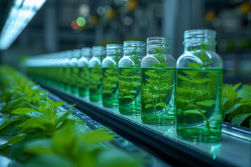 A pharmaceutical company implementing green chemistry practices to reduce the environmental impact...