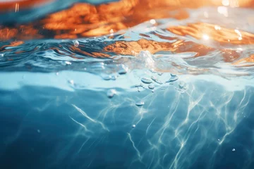  Close up view of water with sunlight reflection. Perfect for nature and relaxation concepts © Fotograf