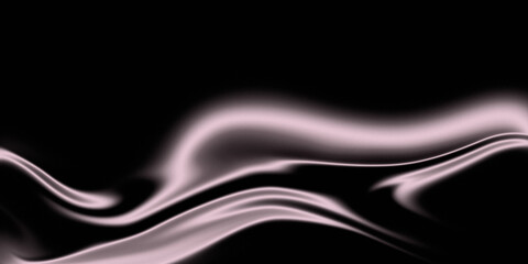 Light pink wave on a black background with added noise for luxury design