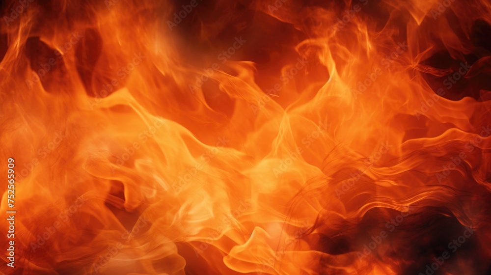 Poster close up of a burning fire, suitable for various projects