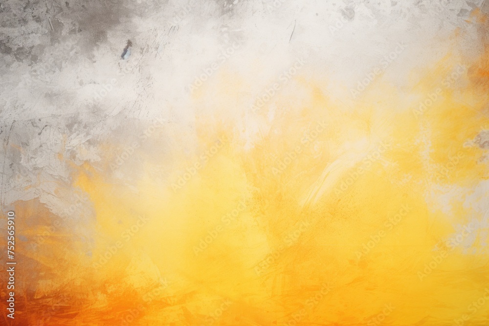 Aufkleber abstract painting of a yellow and grey sky, suitable for various design projects