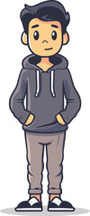 Scholar Man Academic Excellence in Vector Illustration