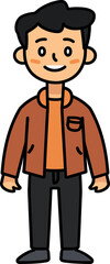 Banker Man Financin the Railroad in Vector Art