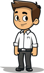 Outlaw Man Holdin Up the Bank in Vector Illustration