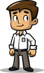 Sheriff Man Enforcin the Law in Vector Form