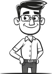 Outlaw Man Holdin Up the Bank in Vector Form