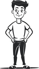 Sheriff Man Keepin the Peace in Vector Form