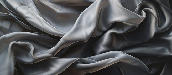 Macro shot of a smooth white fabric texture background, close-up of textile material in soft bright color