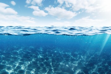 A stunning underwater view of the ocean. Perfect for marine-themed designs