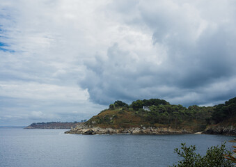 Fototapeta premium Rochers aux nuages