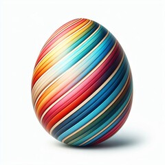 easter egg isolated on white
