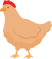 Land nature icon cartoon vector. Food worker farm. Egg factory