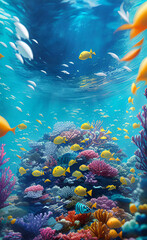 Colorful Sea Life Animals