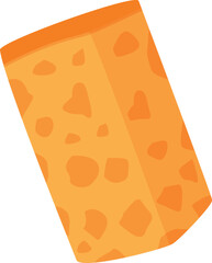 Cooking bread croutons icon cartoon vector. Toasted stick. Salt party nutrition