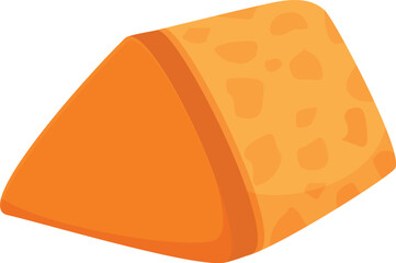 Party bread croutons icon cartoon vector. Load snack. Value mini grain