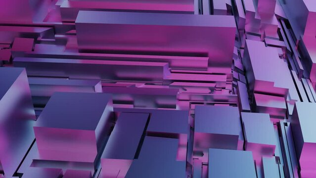 3d abstract art rendering of 3d background video animation with surrealistic motion in motion with Loop geometry subdivision. Resolution 4K (4096x2304)