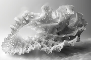 Organic forms evolving and transforming in a perpetual dance. Generative Ai.