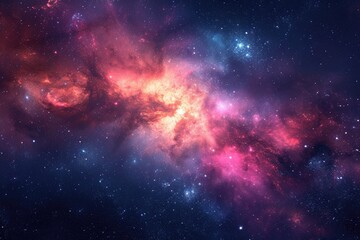 Fototapeta na wymiar Stellar wonders unveil mesmerizing cosmic choreography